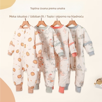 Spavaći vreć za bebe s odijeljenim nogama, konstantna temperatura, odvojivi rukavi, periva, 95% pamuk