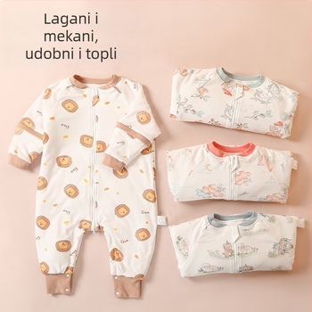 Spavaći vreć za bebe s odijeljenim nogama, konstantna temperatura, odvojivi rukavi, periva, 95% pamuk