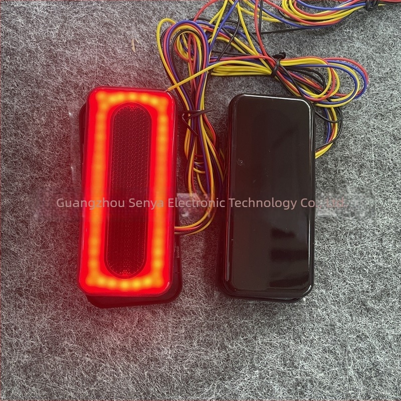 LED stražnja svjetiljka za motocikle, 12V, tijelo od aluminijske legure, model JH5667, marka SY
