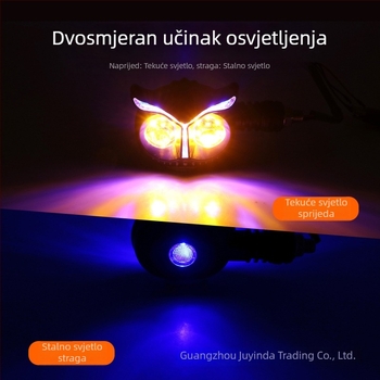LED signalno svjetlo za 12V vozila, dvostruki LED, univerzalna kompatibilnost, kućište od akrila/ABS-a, vijek trajanja 50.000 sati