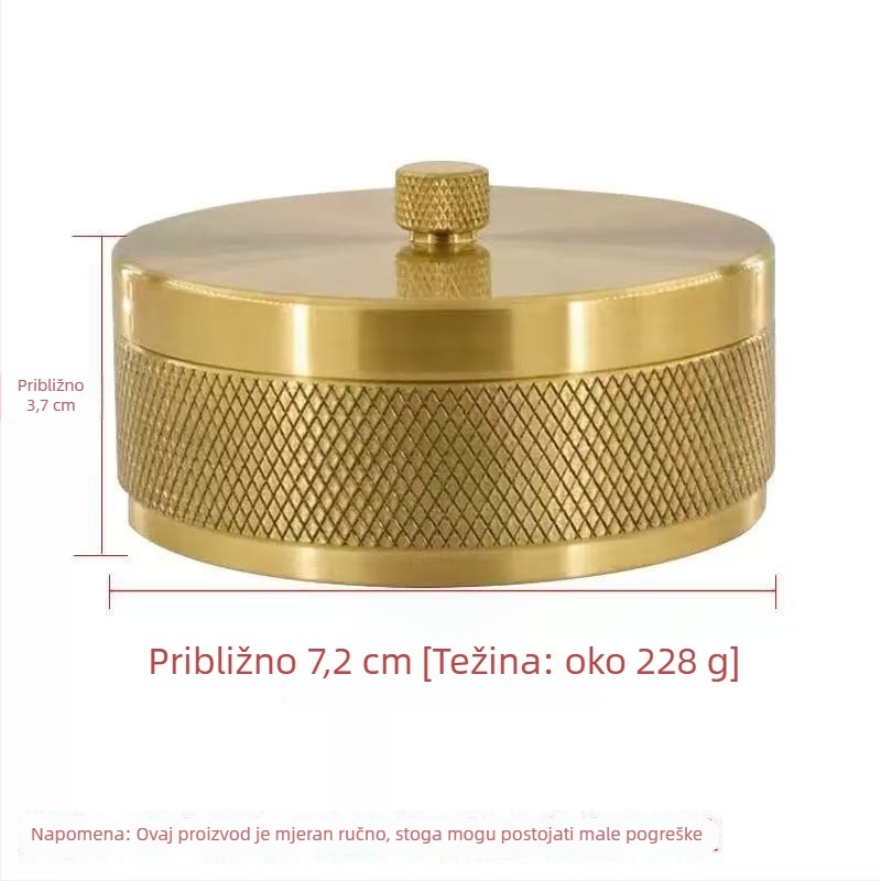 Pepeljara od latuna, model 985, graviranje