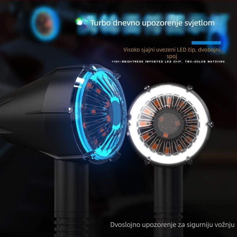 Moto LED pokazivač smjera, 12V DC, ABS+LED, univerzalno, model 042
