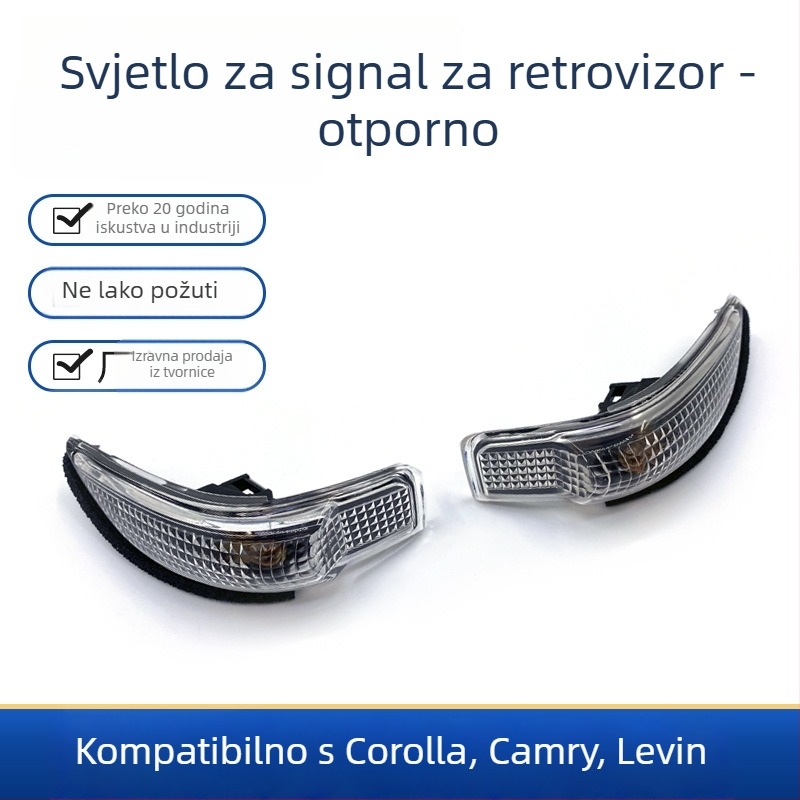 Lampa retrovizora za Toyota Corolla i Camry – 12V, 5W, plastično kućište, model 81740-52050