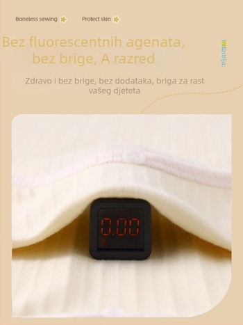 Spavaća vreća za bebe i djecu (vanjska tkanina: bambusovo vlakno; podstava: pamuk; punilo: 100% pamuk; upija vlagu; pogodno za sve sezone)