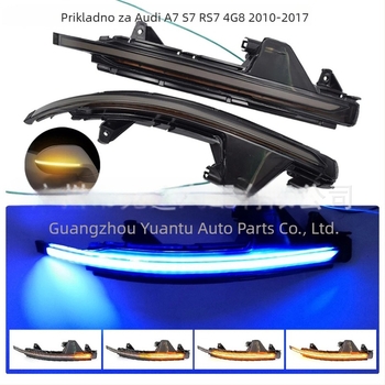 Zrcalo retrovizora s dinamičkim pokazivačem za Audi A7 S7 RS7 (2010-2017) – ABS, 12V, modeli 4G8949101/4G8949102, 2400 lm osvjetljenje