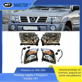 Kutni far Nissan Y61 (1998–2005) LED 12V 55W ABS