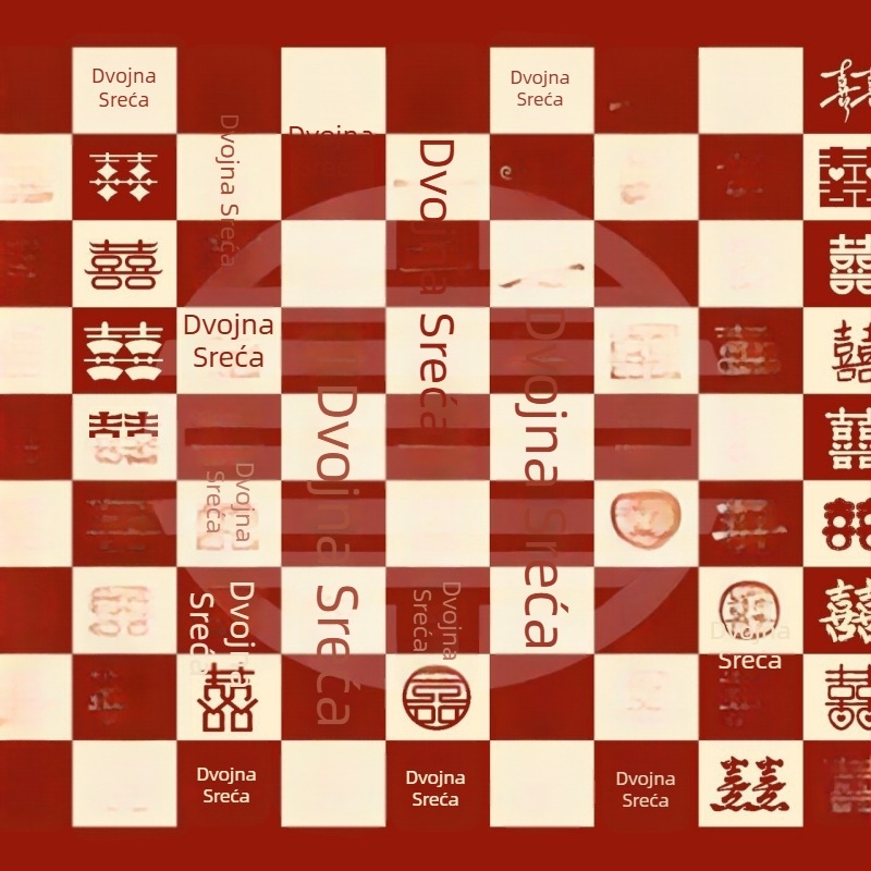 Debela flanel deka, svatbeni stil, 230–300 gsm, prilagodljiv dizajn