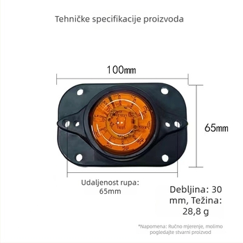 LED kutna svjetla za kamion, vodootporna, 12-24V, 6W, model SL-5028
