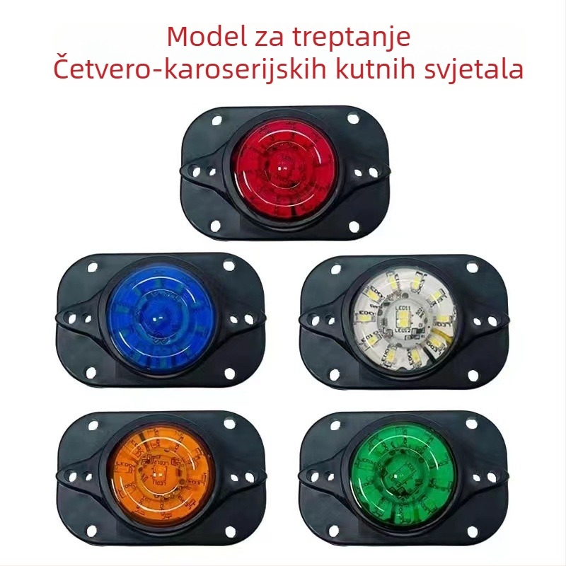 LED kutna svjetla za kamion, vodootporna, 12-24V, 6W, model SL-5028