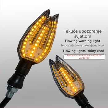 LED pokazivač smjera za motocikl u obliku harpoon, dnevno svjetlo, HY008, 12V, LED, za motocikle, električna vozila, skuteri, teren, vijek trajanja 70.000 sati
