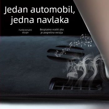 Plišani dashmat za automobil – pokrov za središnju konzolu, Uzorak: Drugo, Stil: Drugo