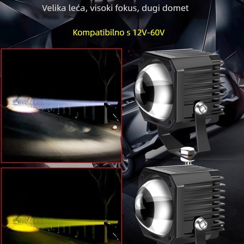 LED reflektor za terenska vozila - 12V, 40-50W, aluminijska legura, VCWIP