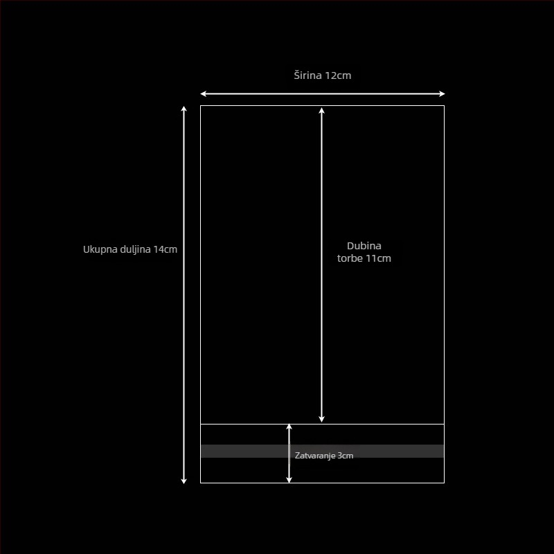 Prozirna plastična vrećica za pakiranje, samoljepljiva, debela za darove, otisak logotipa, novi materijal — Qinyun packaging
