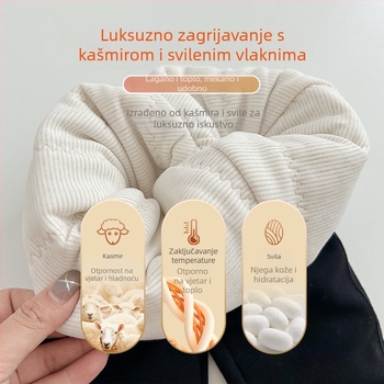 Dječje termalne hlače s flisom, 90% kašmira, srednji elastični pojas, za uzrast 3–8 godina, zimska upotreba