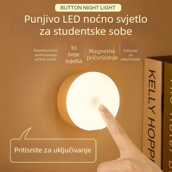 Noćna svjetiljka za dom učenika – zaštita očiju, baterijsko napajanje, gumb za uključivanje, magnetsko učvršćivanje, CE certifikat