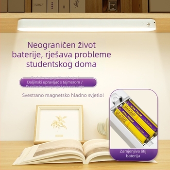 Stolna lampa s ugrađenom litijskom baterijom, daljinsko upravljanje, noćna i učna lampica za dom studenata, CE certifikat, ≤36V