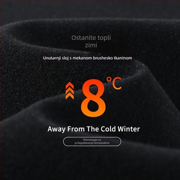 Traperice visokog struka, s velurom, elastične, uskog kroja, skraćene dužine