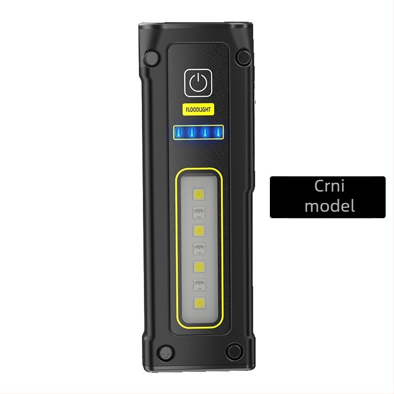 Explore Beauty Mini svjetiljka s dva LED izvora, Type-C brzo punjenje, magnetska radna svjetiljka, ugrađena 3500mAh baterija, 5W, domet 100–200 m, višenamjenska nužna svjetiljka