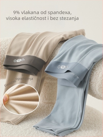 Dječje termo tajice za jesen-zimu s bezšivnom unutarnjom sloju, srednji pojas, za dječake; vanjski materijal 91% poliester/9% elastan; podstava 90% modal/10% elastan; dob 8+ (visina preko 140 cm); sigurnosna razina A.