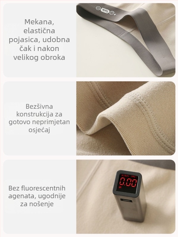 Dječje termo tajice za jesen-zimu s bezšivnom unutarnjom sloju, srednji pojas, za dječake; vanjski materijal 91% poliester/9% elastan; podstava 90% modal/10% elastan; dob 8+ (visina preko 140 cm); sigurnosna razina A.