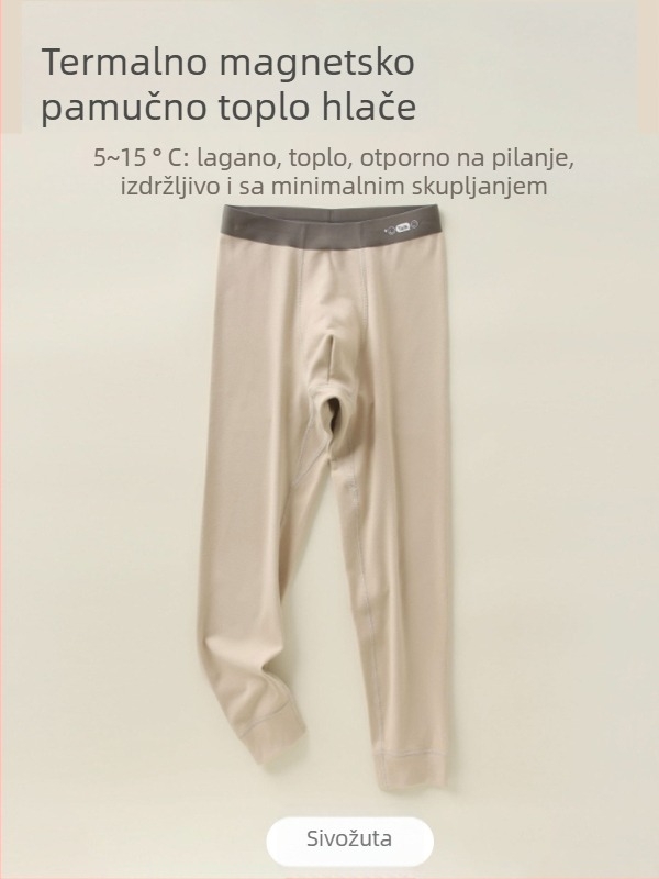 Dječje termo tajice za jesen-zimu s bezšivnom unutarnjom sloju, srednji pojas, za dječake; vanjski materijal 91% poliester/9% elastan; podstava 90% modal/10% elastan; dob 8+ (visina preko 140 cm); sigurnosna razina A.