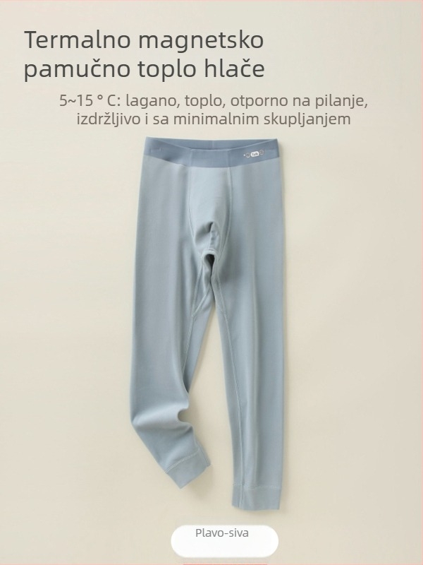 Dječje termo tajice za jesen-zimu s bezšivnom unutarnjom sloju, srednji pojas, za dječake; vanjski materijal 91% poliester/9% elastan; podstava 90% modal/10% elastan; dob 8+ (visina preko 140 cm); sigurnosna razina A.