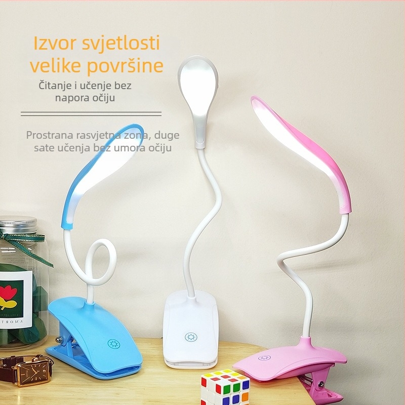 LED noćna lampica za krevet s preklopnim dizajnom i dodirnim prekidačem (Model 307; LED izvor svjetla; Ugrađena baterija; CRI ≥ 90)