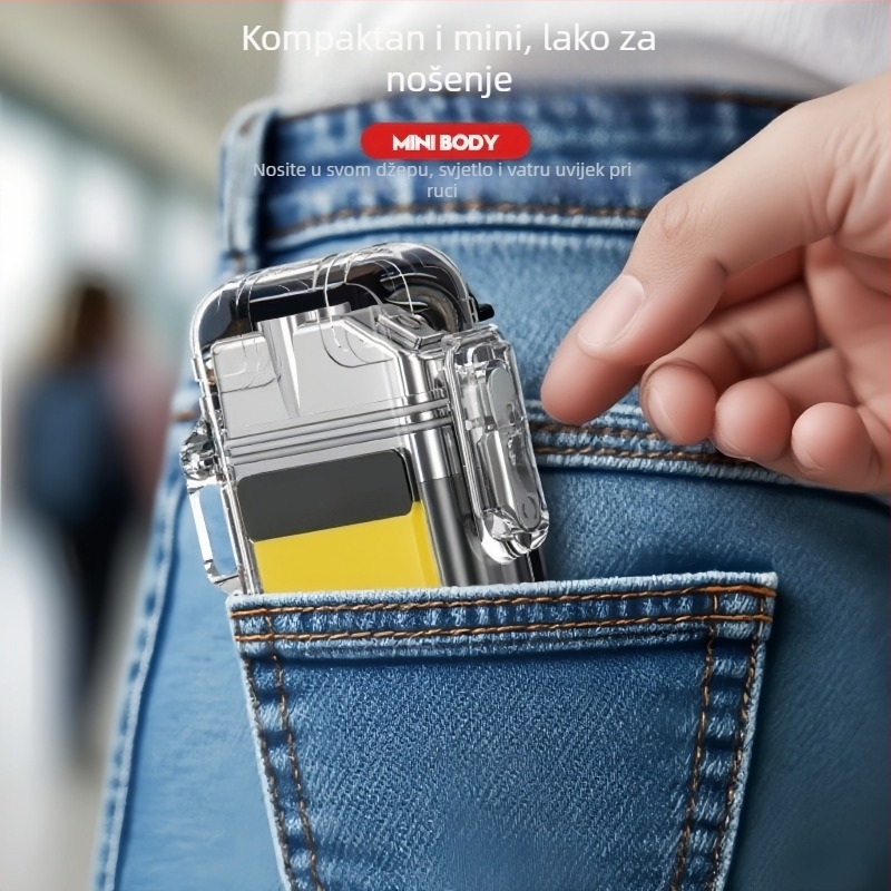 Višefunkcionalna LED lampa za ključni lanac s COB LED-om, punjiva, 10 W, trajanje baterije 2 sata, domet do 50 m