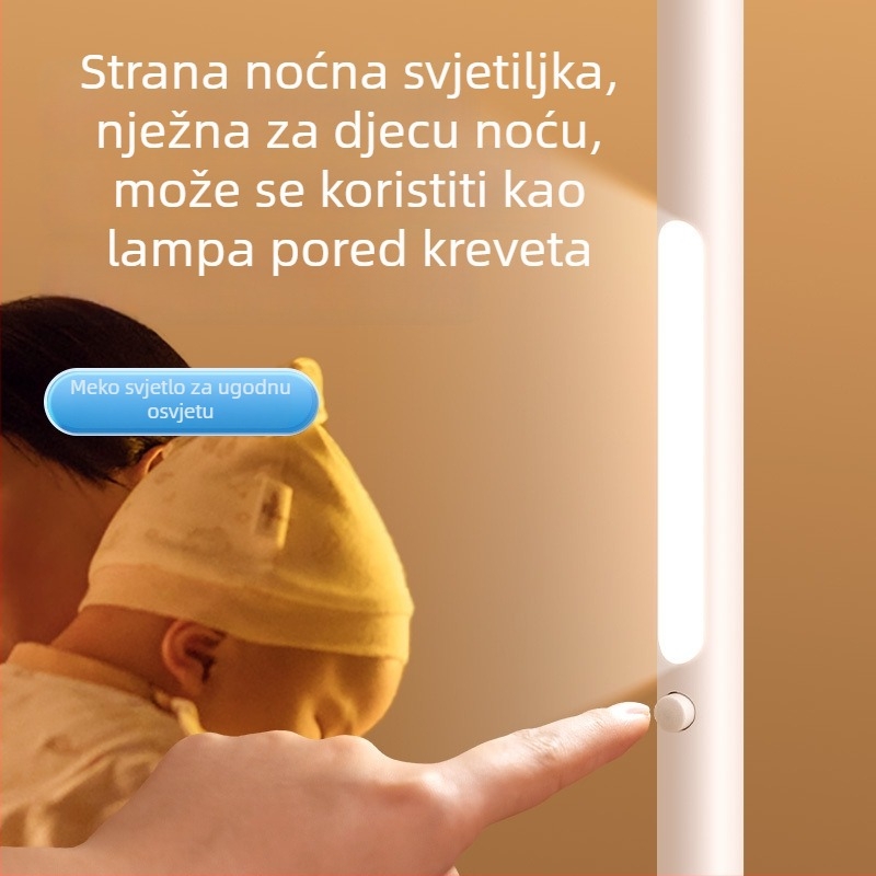 Mijia stolna lampa za učenje sa zaštitom vida, USB lampica za studentski dom, nordijski stil, pametno upravljanje, gumbasti prekidač