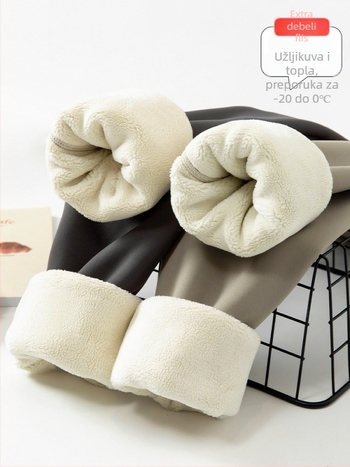 Djevojčice: Hlače u stilu ajkula s fleec podstavom, zimske, visok struk, najlon 75% smjesa, gumeni pojas, bez otvora u preponama