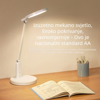 Studentska stolna lampa, potpuno spektralna, CRI ≥95, način studentskog doma, dodirni prekidač, USB napajanje 12W, noćna svjetlost
