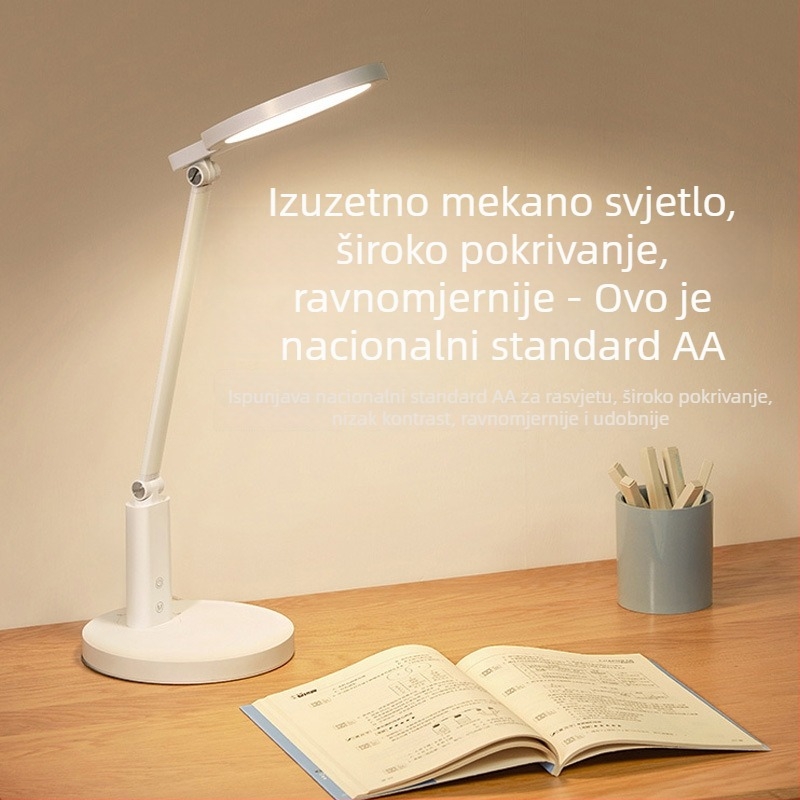 Studentska stolna lampa, potpuno spektralna, CRI ≥95, način studentskog doma, dodirni prekidač, USB napajanje 12W, noćna svjetlost