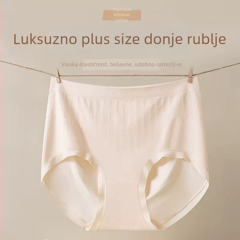 Ženske bešivne gaćice sa srednjim strukom — viskozna tkanina, prozračna, antibakterijska