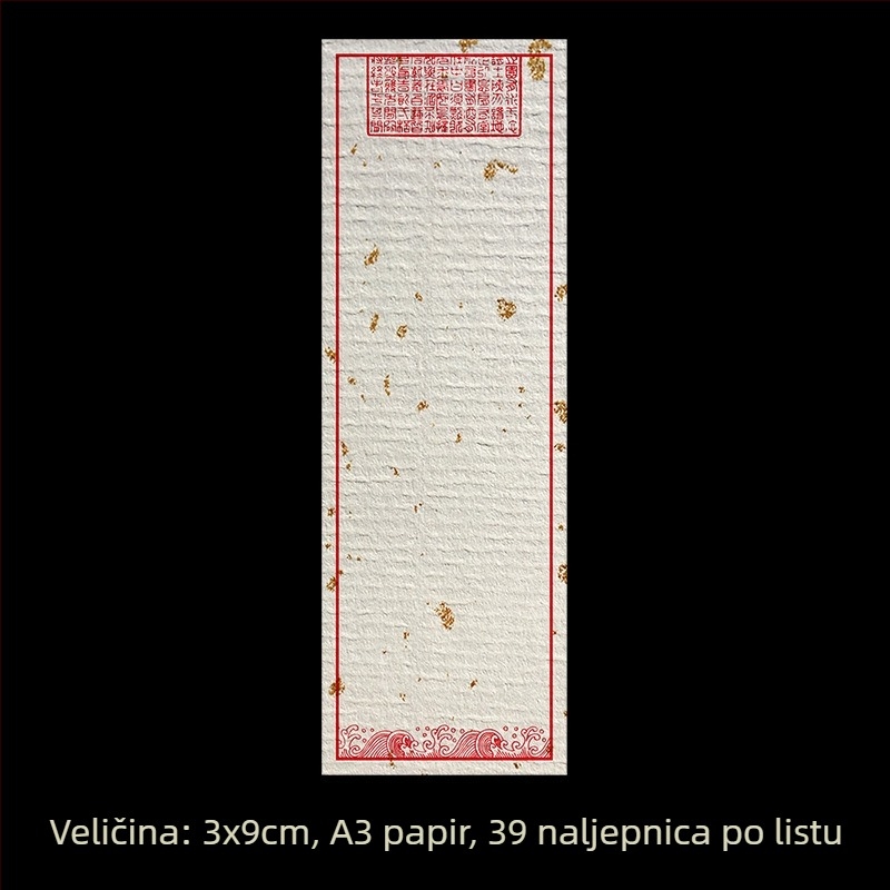 Set praznih ručno pisanih naljepnica – premazani papir, različite veličine, samoljepljive, prilagodljive