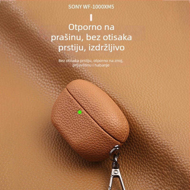 Premium zaštitna futrola za Sony WF-1000XM5 s teksturom lychee