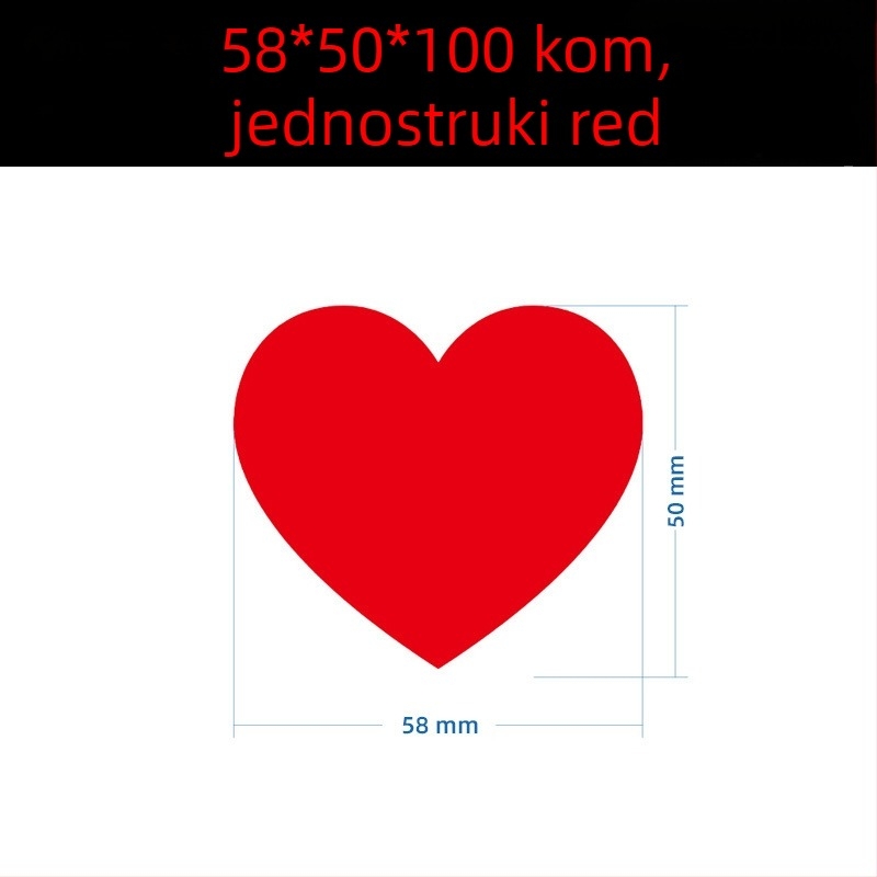 Boja ručno pisana velika srčana naljepnica – crtana naljepnica za ime, Wright Riley, materijal: obloženi papir ljepilo, prilagodljiva, prikladna za poklon