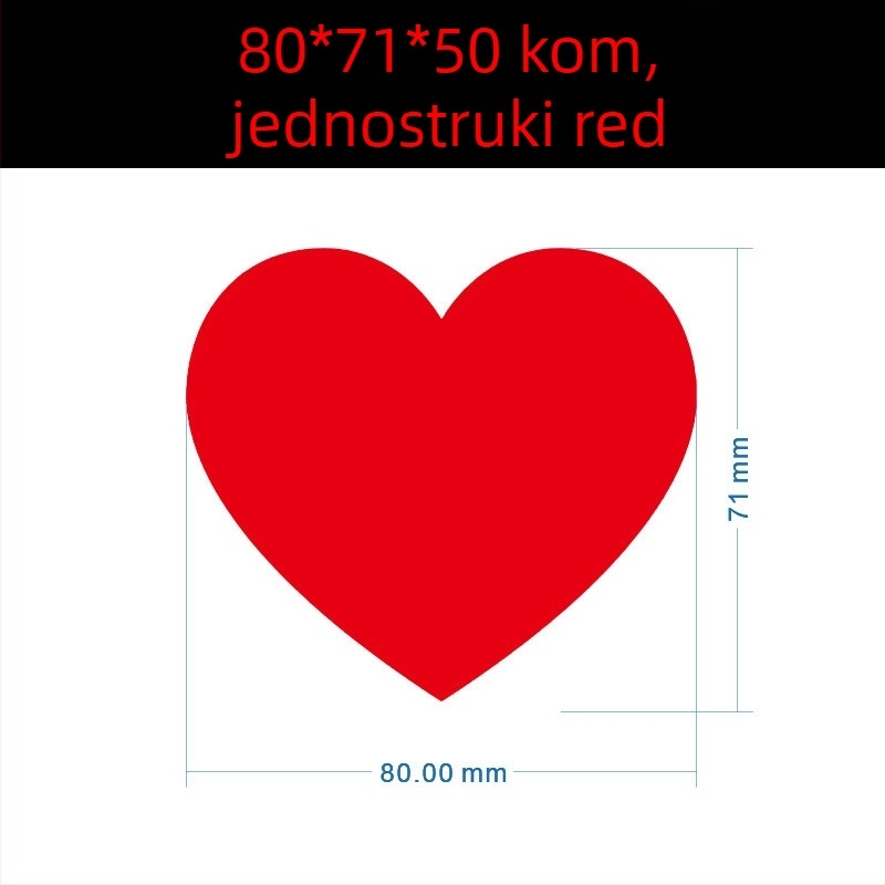 Boja ručno pisana velika srčana naljepnica – crtana naljepnica za ime, Wright Riley, materijal: obloženi papir ljepilo, prilagodljiva, prikladna za poklon