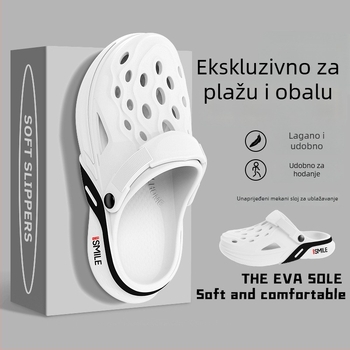 Muške EVA sandale, korejskog stila, za vanjsku upotrebu, gornji EVA, potplat EVA, uložak EVA, plosnata peta