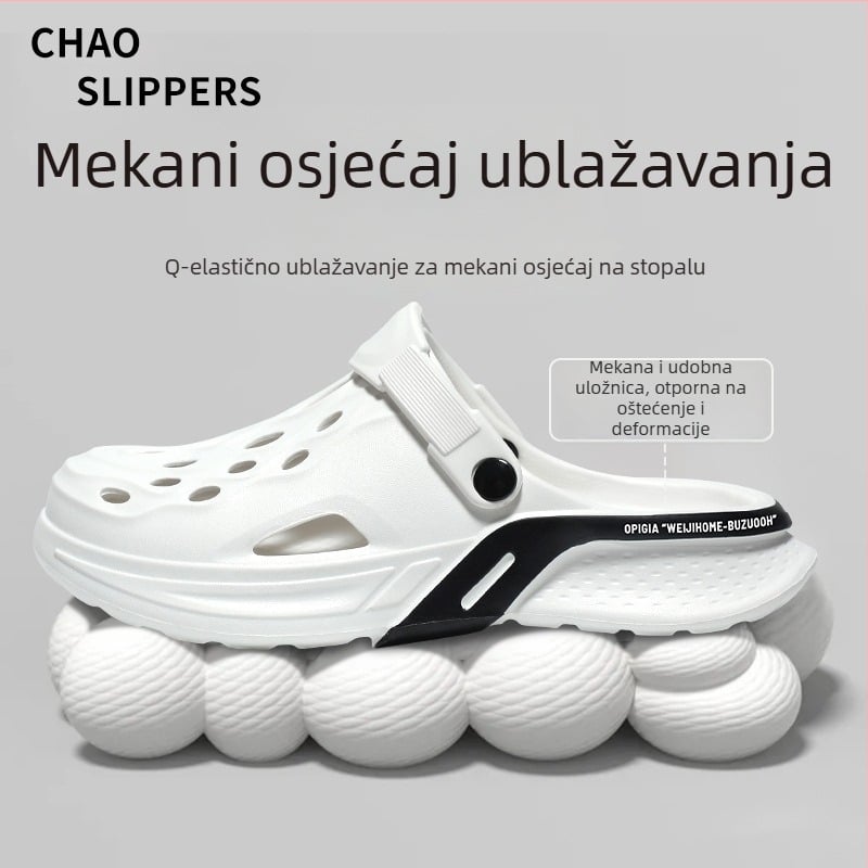 Muške EVA sandale, korejskog stila, za vanjsku upotrebu, gornji EVA, potplat EVA, uložak EVA, plosnata peta