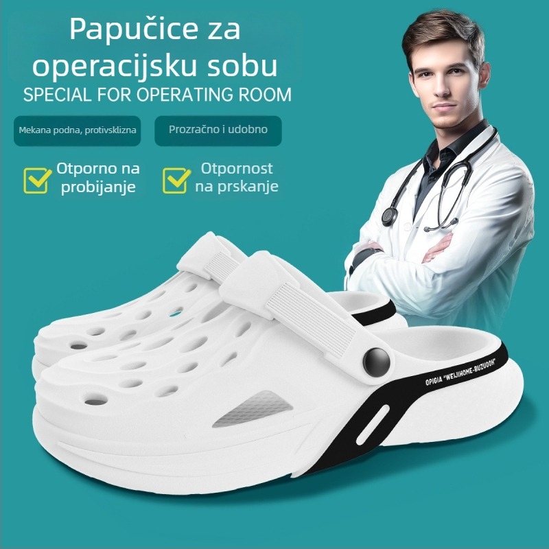 Muške EVA sandale, korejskog stila, za vanjsku upotrebu, gornji EVA, potplat EVA, uložak EVA, plosnata peta