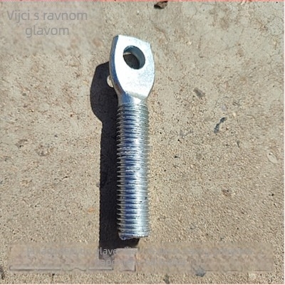 Pribor za montažu košarkaške ploče: spoj vijčane šipke i podesiva žica — 1 kg