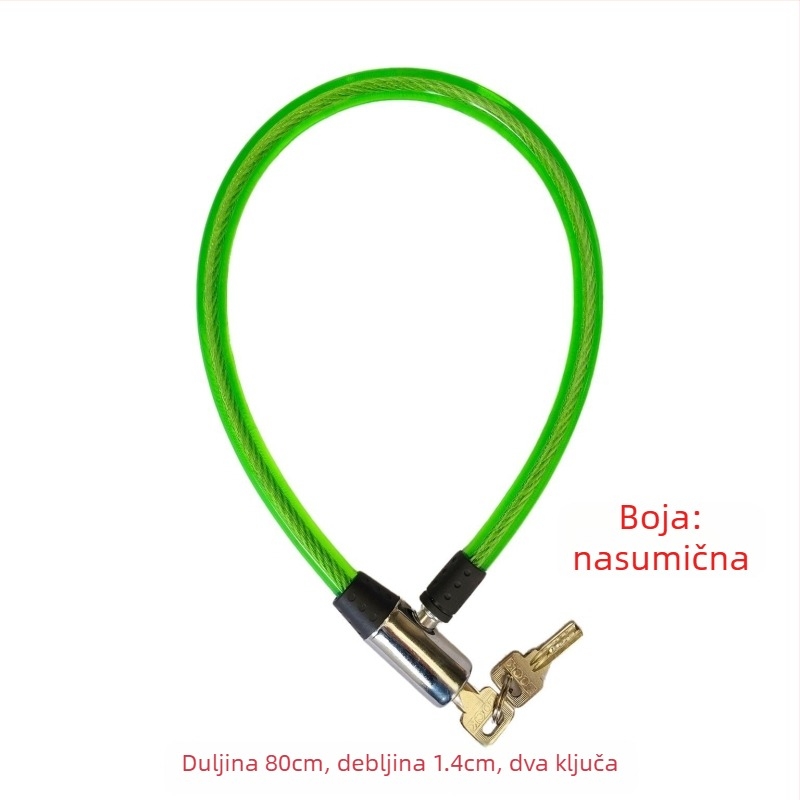 Katanac za bicikl, Model 600, Materijal: Imitacija bakra, Težina 100 g, Prikladan za bicikl, električni bicikl i motocikl, Moderni minimalistički stil