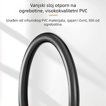 Katanac za bicikl s čeličnim kabelom, protiv krađe, model 65 leather ring lock, težina 150 g, pogodan za bicikl, motocikl i električno vozilo