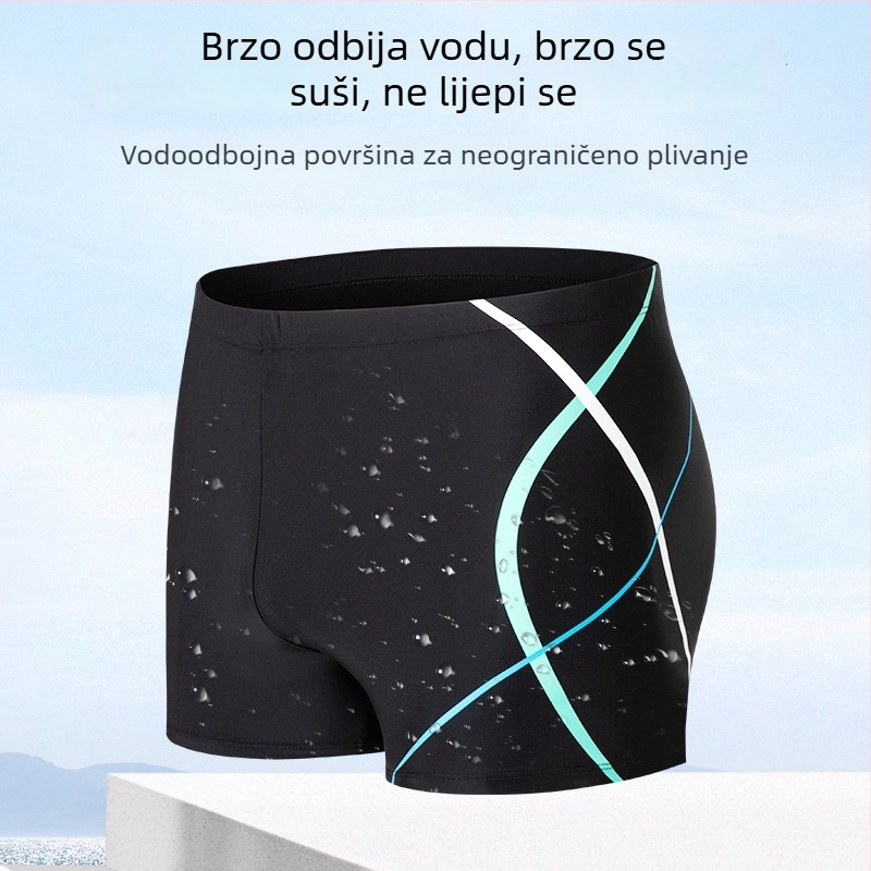 Muške kupaće šorceve s otiskom, brzo sušeće, poliester 90–95% sadržaj, podstava poliester 95%, težina 350 g