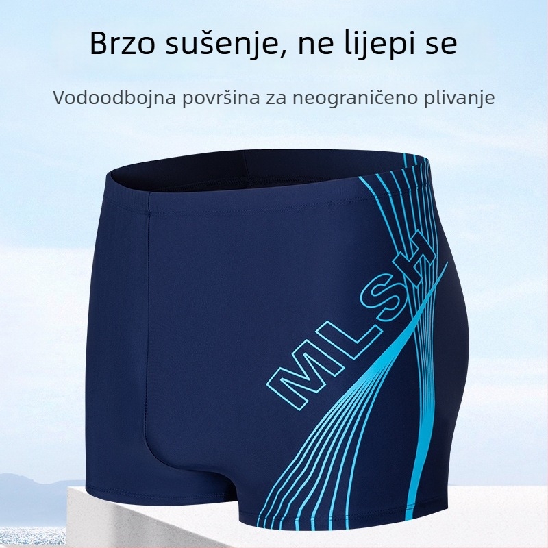 Muške kupaće šorceve s otiskom, brzo sušeće, poliester 90–95% sadržaj, podstava poliester 95%, težina 350 g