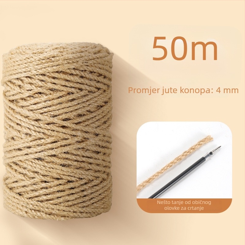 Mačji DIY sisal konop za grebanje i penjanje – post za grebanje, sladak stil, Pillar Bird branda