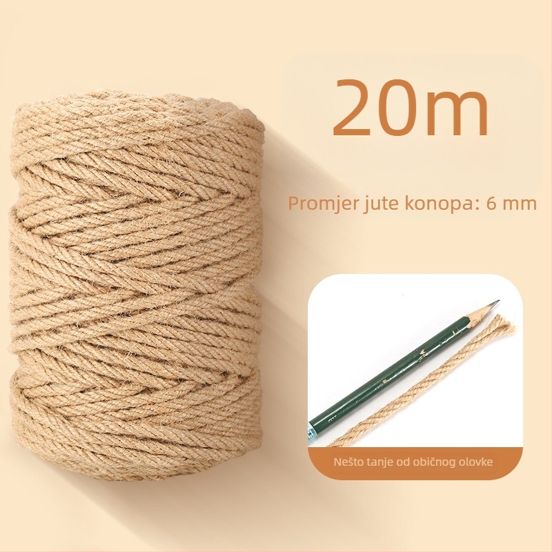 Mačji DIY sisal konop za grebanje i penjanje – post za grebanje, sladak stil, Pillar Bird branda