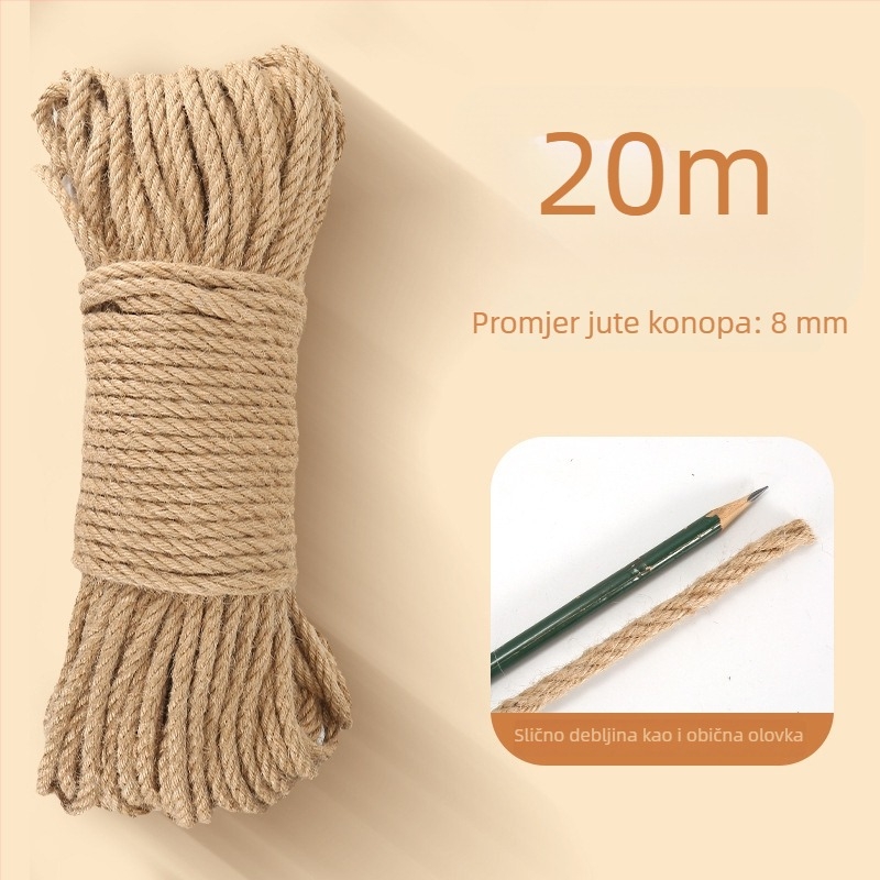 Mačji DIY sisal konop za grebanje i penjanje – post za grebanje, sladak stil, Pillar Bird branda