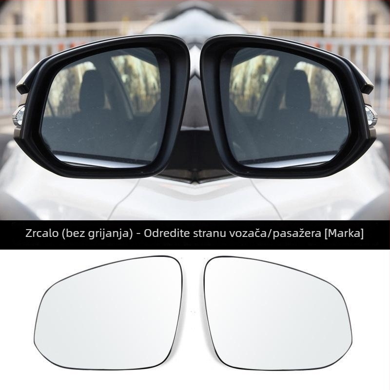 Vanjsko kućište ogledala za Toyota RAV4, lijevo i desno, s okvirom svjetla pokazivača, PC materijal