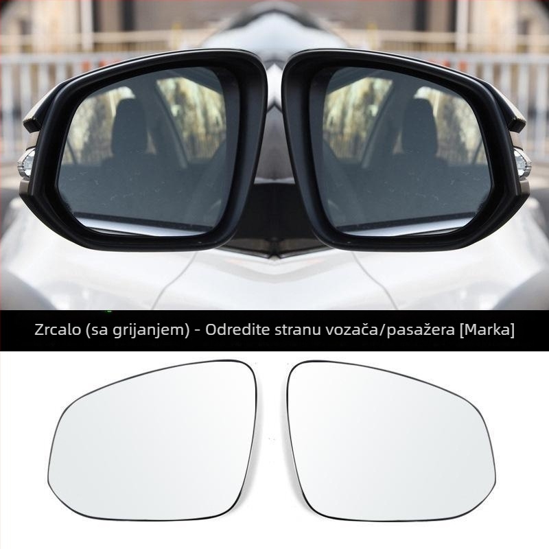 Vanjsko kućište ogledala za Toyota RAV4, lijevo i desno, s okvirom svjetla pokazivača, PC materijal